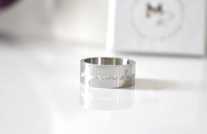 Silver “She Can Do All Things" Ring